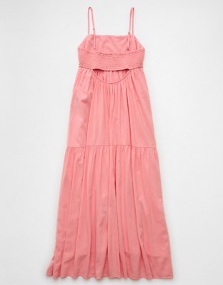 AE Pintuck Babydoll Maxi Dress