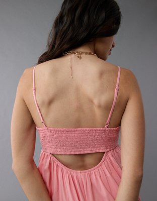 AE Pintuck Babydoll Maxi Dress