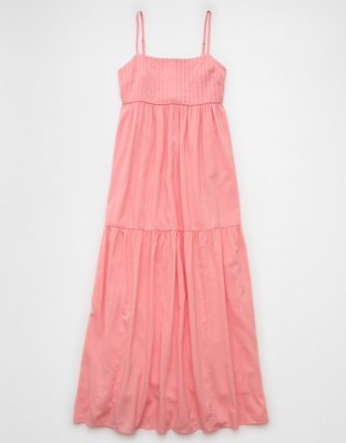 AE Pintuck Babydoll Maxi Dress