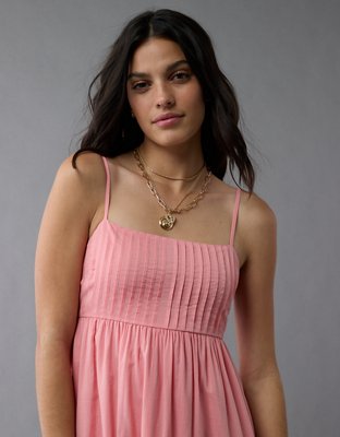 AE Pintuck Babydoll Maxi Dress