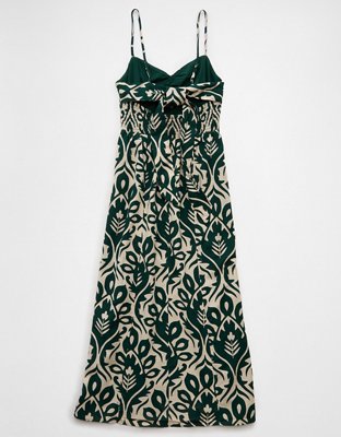 ae catie corset printed column midi dress AE Catie Corset Printed Column Midi Dress