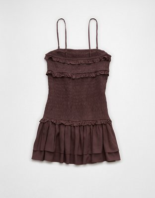 AE Smocked Ruffle Mini Dress