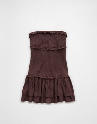 AE Smocked Ruffle Mini Dress