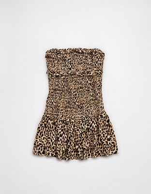 AE Smocked Ruffle Mini Dress