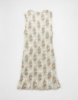 AE Smocked Bodycon Mini Dress