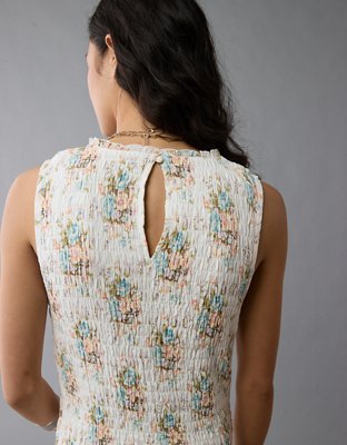 AE Smocked Bodycon Mini Dress