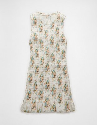 AE Smocked Bodycon Mini Dress