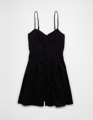 AE Sweetheart Button-Up Mini Dress