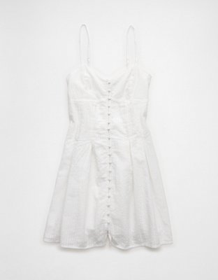 AE Sweetheart Button-Up Mini Dress