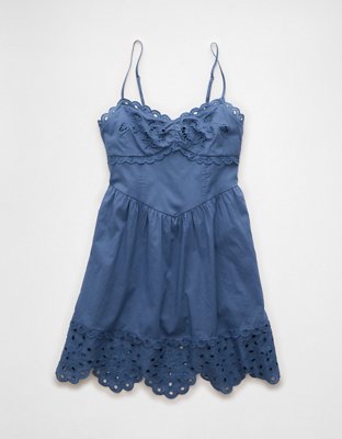 AE Catie Corset Eyelet Mini Dress