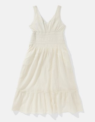 AE Smocked Maxi Slip Dress