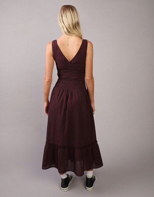 AE Smocked Maxi Slip Dress
