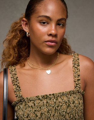 AE Handkerchief Hem Ruffle Floral Mini Dress