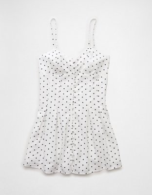 AE Sweetheart Button-Up Mini Dress AE