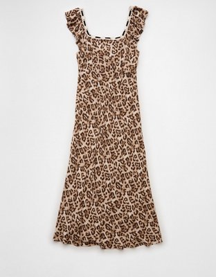 AE Lace Trim Midi Dress