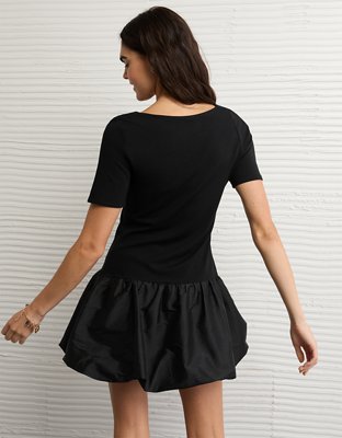 AE Drop Waist Bubble Mini Dress