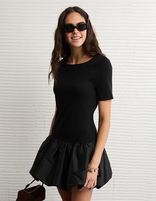 AE Drop Waist Bubble Mini Dress