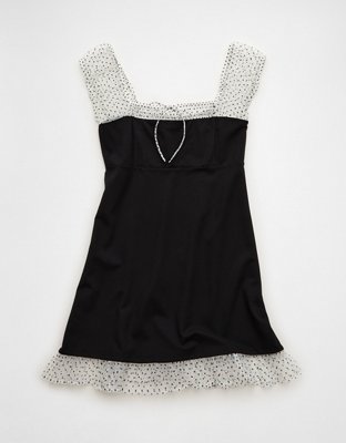 AE Cap Sleeve Tie-Front Mini Dress