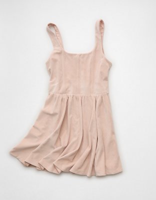 AE Velvet Corset Mini Dress