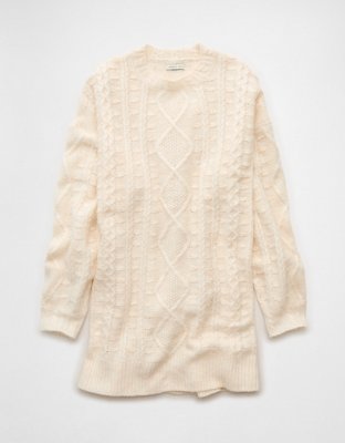 AE Cable Knit Sweater Dress