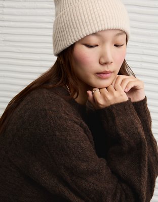 AE Oversized Cable Knit Sweater Dress