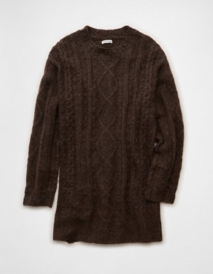 AE Cable Knit Sweater Dress