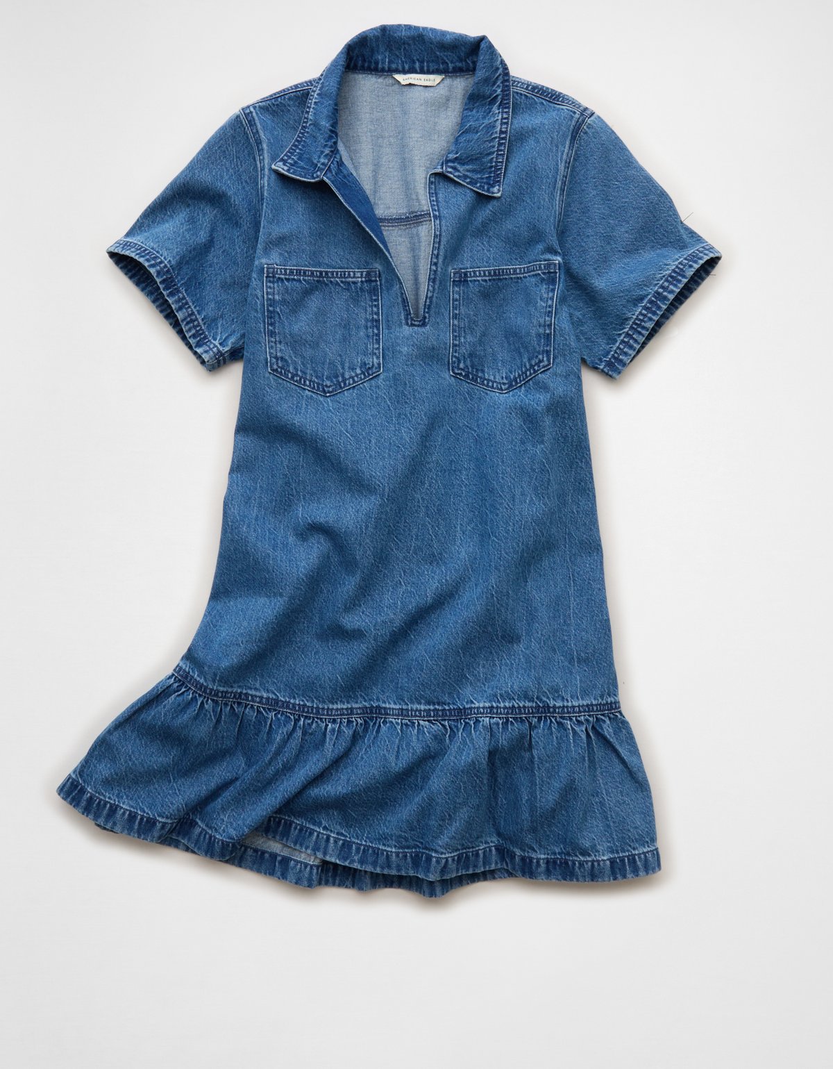AE Denim Collar Mini Dress - image 2