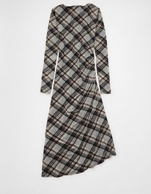 AE Asymmetrical Hem Midi Dress