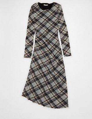 AE Asymmetrical Hem Midi Dress