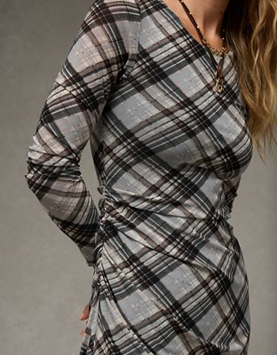 Robe mi-longue à ourlet asymétrique AE