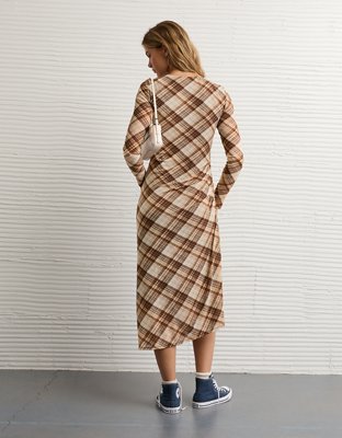 AE Asymmetrical Hem Midi Dress