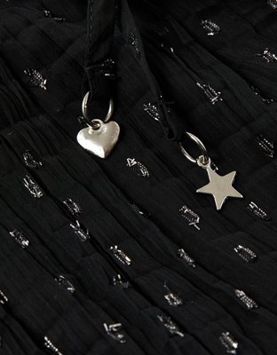 AE Long Sleeve Babydoll Mini Dress