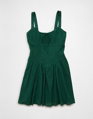 AE Tie Front Corset Mini Dress