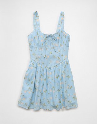 AE Tie Front Corset Mini Dress