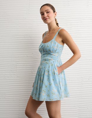 AE Tie Front Corset Mini Dress