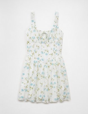 AE Tie Front Corset Mini Dress
