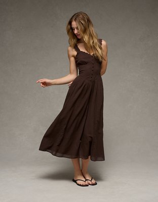 la hearts brown dress L.A. Hearts Brown Mini Dress