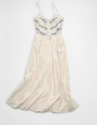 white lace dress womens High Slit Sleeveless V Neck White Lace Dress for Wedding -