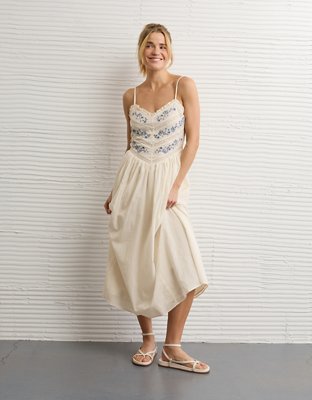 AE Bella Lace Inset Midi Dress