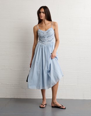 AE Bella Lace Inset Midi Dress