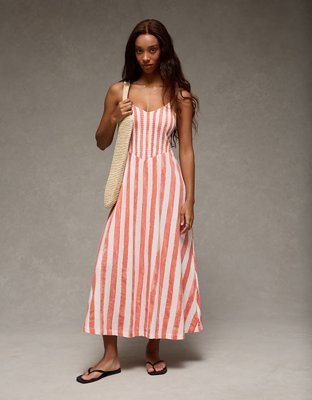 AE Sunchaser Smocked Maxi Dress