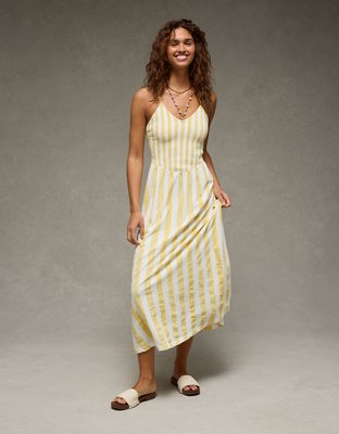 AE Sunchaser Smocked Maxi Dress