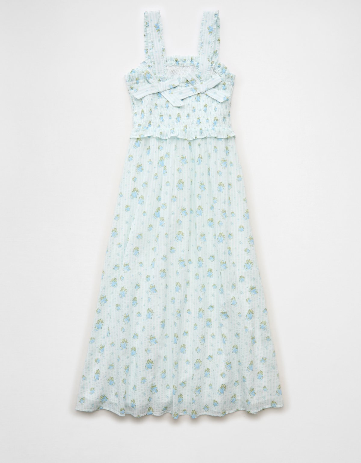 AE Back Bow Smocked Midi Dress - image 4