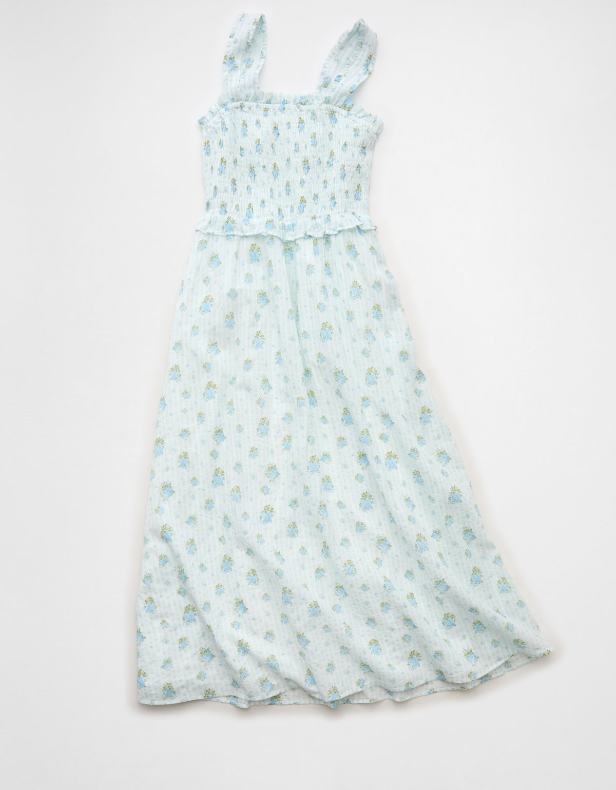 AE Back Bow Smocked Midi Dress - image 3