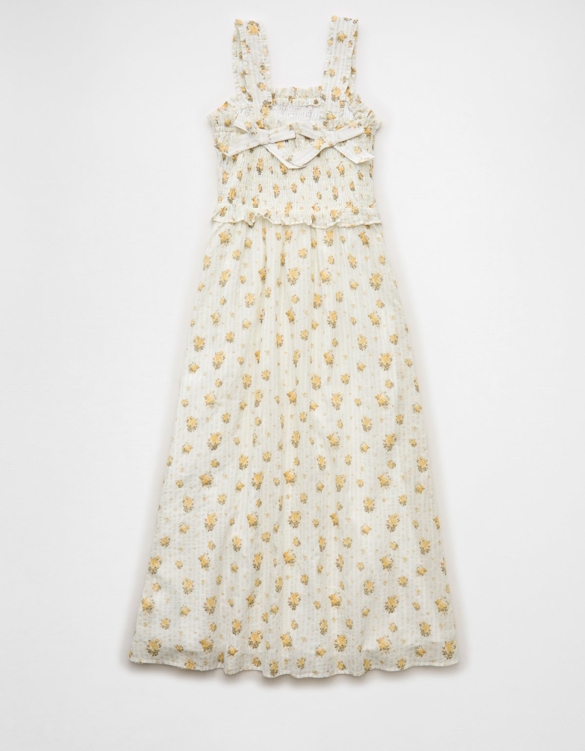 AE Back Bow Smocked Midi Dress - image 4