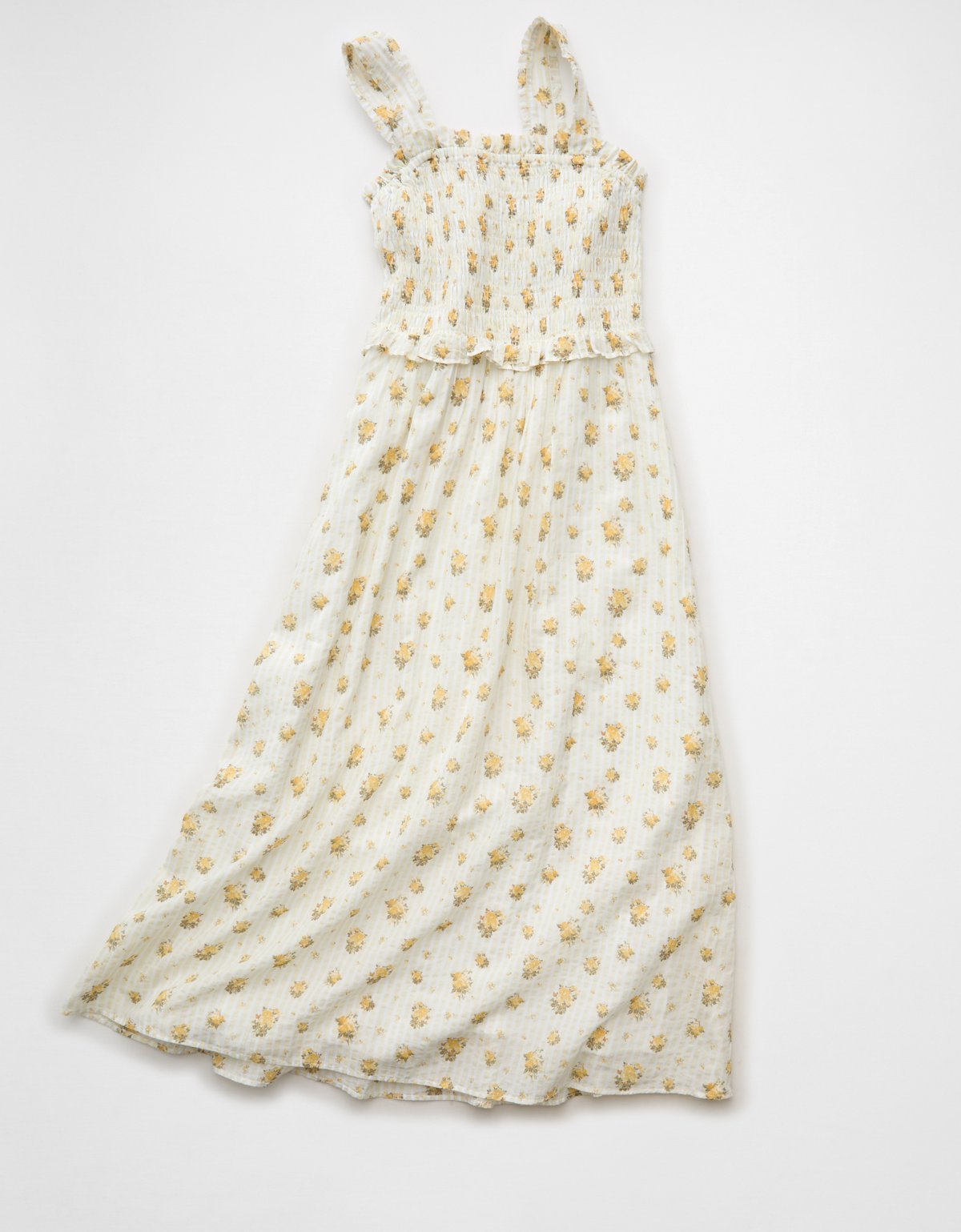 AE Back Bow Smocked Midi Dress - image 3