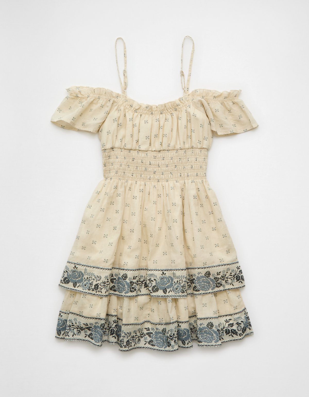 AE Off-The-Shoulder Smocked Mini Dress - image 4