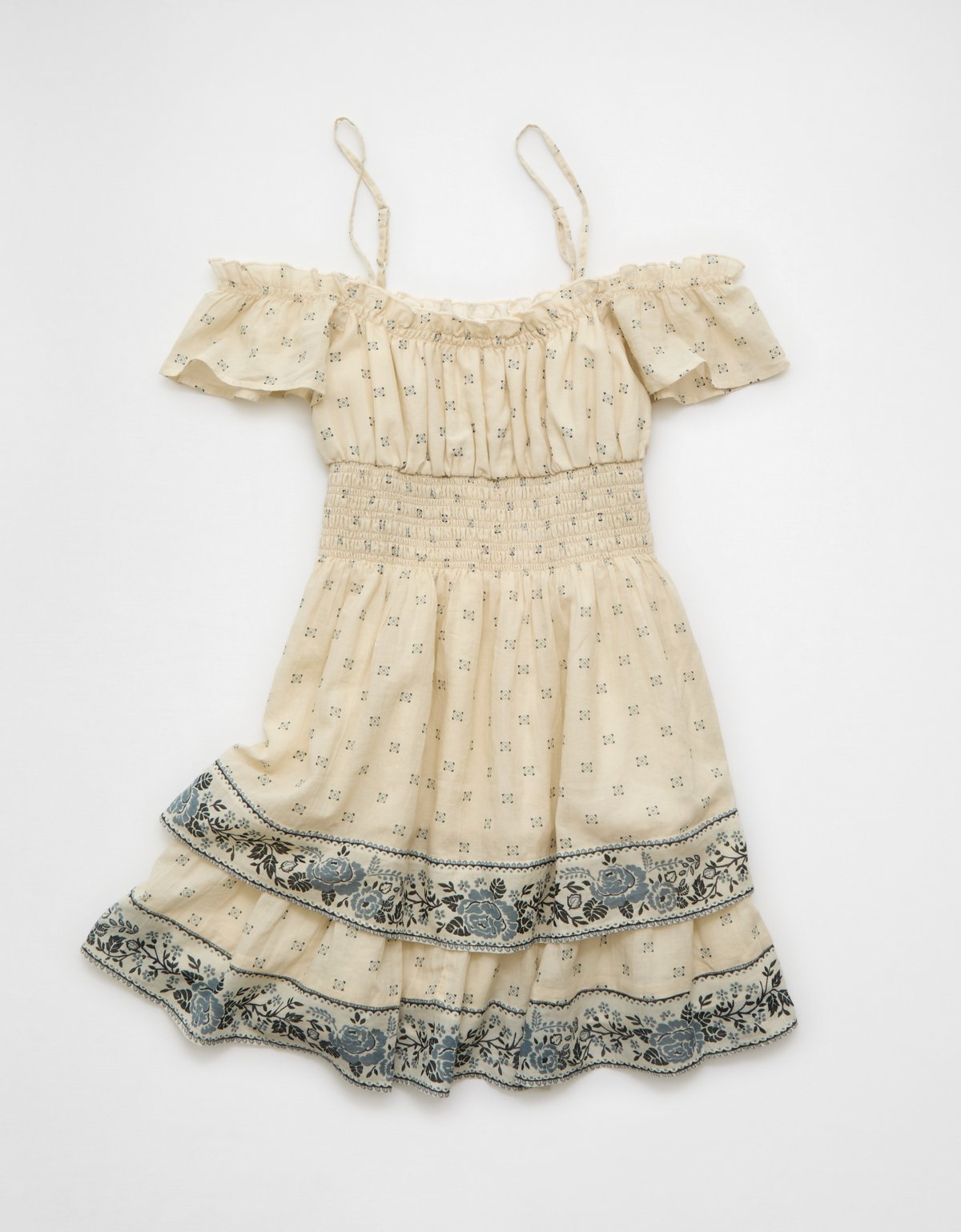 AE Off-The-Shoulder Smocked Mini Dress - image 3