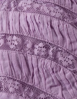 AE V-Neck Tiered Babydoll Mini Dress