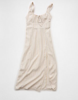 AE Catie Corset Column Midi Dress | American Eagle